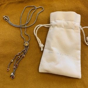 David Yurman Yellow Topaz Confetti Necklace